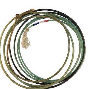 Western Rope 35 Ft Used Lariat Cowgirl Cowboy Equipment Wall Decor Roping Suppli